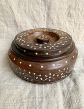 Load image into Gallery viewer, Beautiful Vintage Handcrafted Round Spice Box / Masala Dabba - Freya's Trading Post