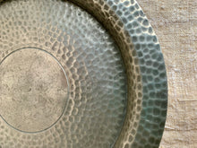 Load image into Gallery viewer, Stylish Vintage Malayan Hammered Pewter Dish - Freya's Trading Post