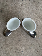 Load image into Gallery viewer, Delightful Pair of Vintage Silver Plated Grenadier Boots - Freya's Trading Post