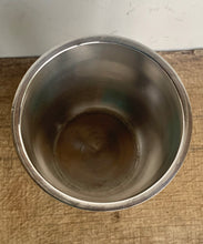 Load image into Gallery viewer, Unusual Vintage Silver Plated Mint Julep Cup Engraved Joyeux Anniversaire - Freya's Trading Post