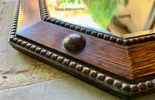 Load image into Gallery viewer, Timeless Arts and Crafts Style Wall Hanging Octagonal Beaded Frame Bevel Edged Mirror - Freya's Trading Post