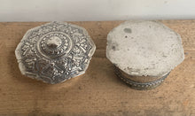 Load image into Gallery viewer, Beautiful Ornate Octagonal Silver Pot - Freya's Trading Post