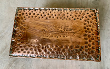Load image into Gallery viewer, Stylish Vintage Copper Hand Hammered Arts and Crafts Playing Cards Box - Freya's Trading Post