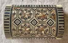 Load image into Gallery viewer, Wonderful Vintage Egyptian Mosaic Mother Of Pearl Inlay Wooden Storage Chest Box - Freya's Trading Post