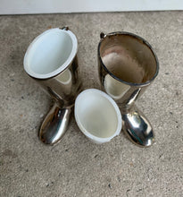 Load image into Gallery viewer, Delightful Pair of Vintage Silver Plated Grenadier Boots - Freya's Trading Post