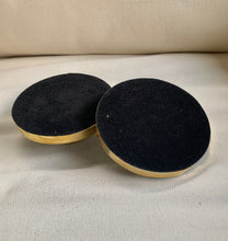 Load image into Gallery viewer, Super Stylish Pair of Navy and White Circus Candleholders - Freya's Trading Post