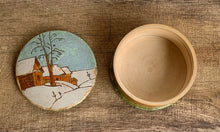 Load image into Gallery viewer, Charming Vintage Painted Wooden Trinket Box - Freya's Trading Post