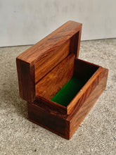 Load image into Gallery viewer, Fabulous Sasha Bowles Designs Wooden Box with Pewter Lid - Freya's Trading Post