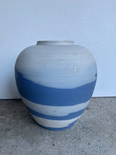 Load image into Gallery viewer, Super Stylish Decorative Blue and Stone Colour Pot - Freya's Trading Post