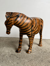 Load image into Gallery viewer, Vintage Hand-Carved Wooden Striped Zebra
