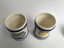 Load image into Gallery viewer, Vintage Pair of Decorative Ceramic Storage Containers
