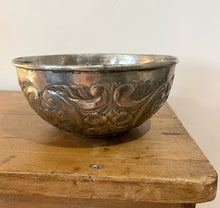 Load image into Gallery viewer, Vintage Ornate Metal Bowl
