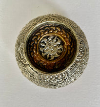 Load image into Gallery viewer, Tibetan Style Silver Metal Tea Bowl - Freya's Trading Post
