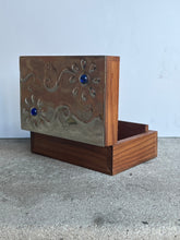Load image into Gallery viewer, Sasha Bowles Designs Wooden Box with Pewter Lid - Freya's Trading Post
