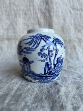 Load image into Gallery viewer, Vintage Japanese  Blue and White Transferware Ginger Jar - Freya's Trading Post
