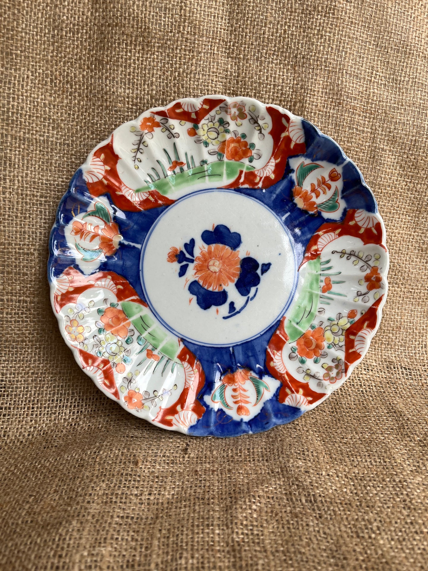 A Wonderful 19th Century Imari Arita Porcelain Plate