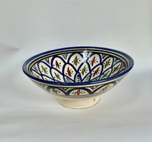 Load image into Gallery viewer, Vintage Hand-Painted Moroccan Bowl
