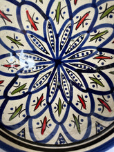 Load image into Gallery viewer, Vintage Hand-Painted Moroccan Bowl
