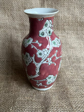 Load image into Gallery viewer, Vintage Chinese Porcelain Small Vase with Cherry Blossom Design - Freya's Trading Post
