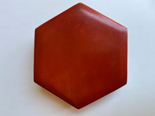 Load image into Gallery viewer, Vintage Red Hexagonal Lacquered Finish Box

