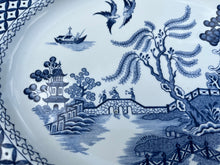 Load image into Gallery viewer, Vintage Blue Willow Platter by J &amp; G Meakin Royal Staffordshire - Freya&#39;s Trading Post
