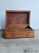 Load image into Gallery viewer, Sasha Bowles Designs Wooden Box with Pewter Lid - Freya's Trading Post
