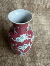 Load image into Gallery viewer, Vintage Chinese Porcelain Small Vase with Cherry Blossom Design - Freya's Trading Post
