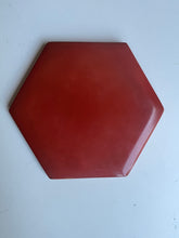 Load image into Gallery viewer, Vintage Red Hexagonal Lacquered Finish Box
