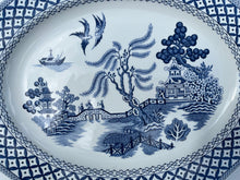 Load image into Gallery viewer, Vintage Blue Willow Platter by J &amp; G Meakin Royal Staffordshire - Freya&#39;s Trading Post
