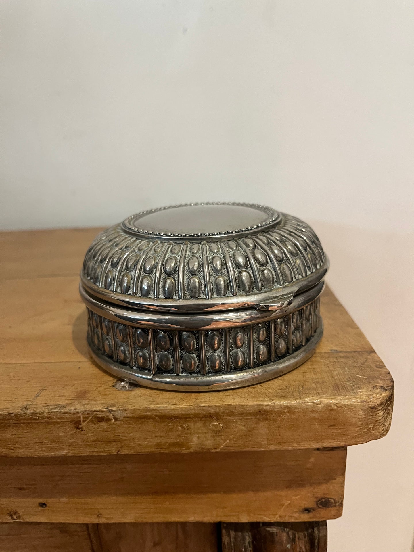 Vintage Silver Plated Trinket Box - Freya's Trading Post