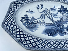 Load image into Gallery viewer, Vintage Blue Willow Platter by J &amp; G Meakin Royal Staffordshire - Freya&#39;s Trading Post

