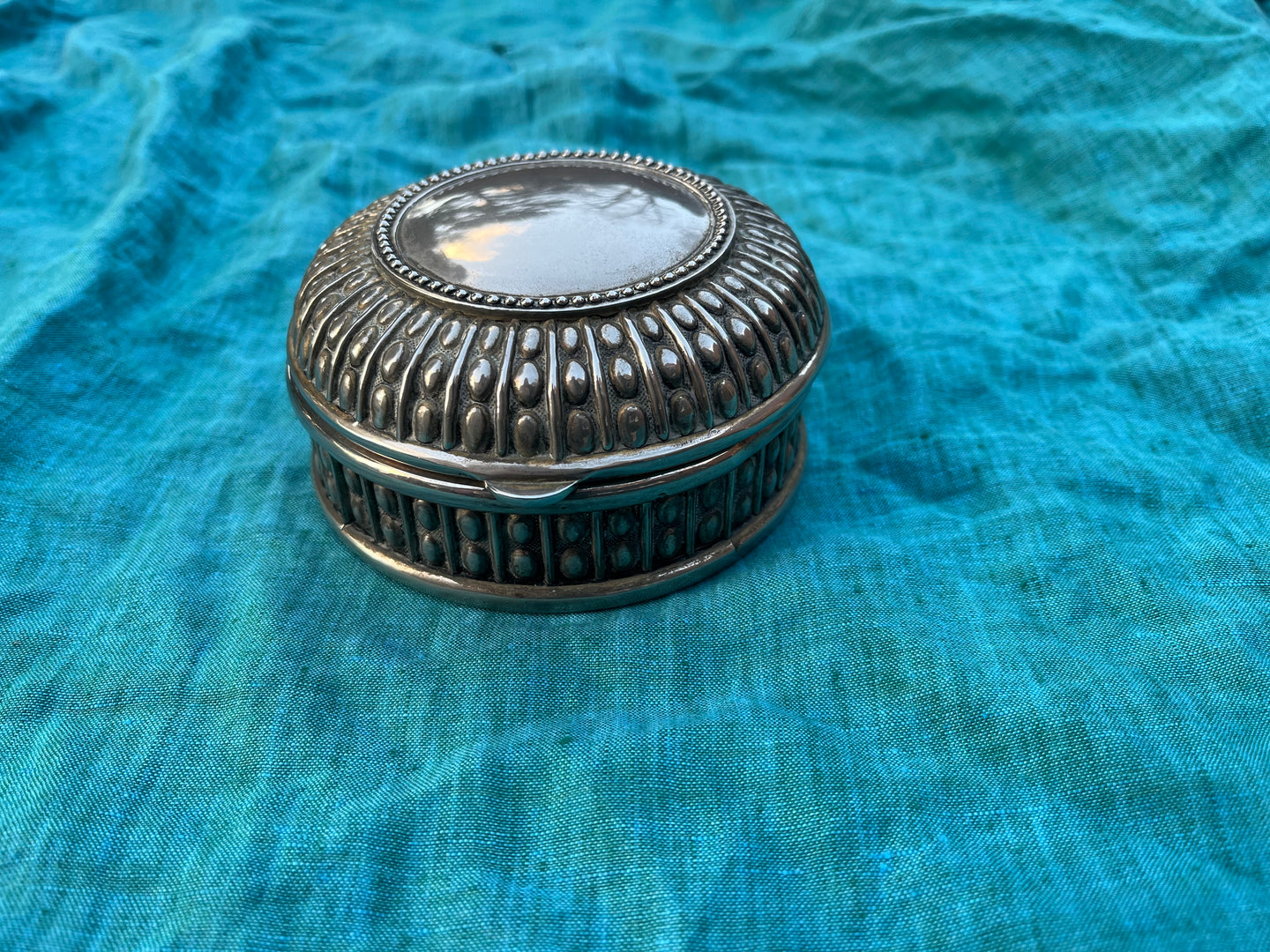 Vintage Silver Plated Trinket Box