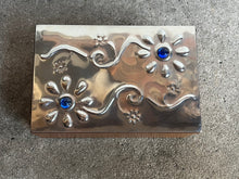 Load image into Gallery viewer, Sasha Bowles Designs Wooden Box with Pewter Lid
