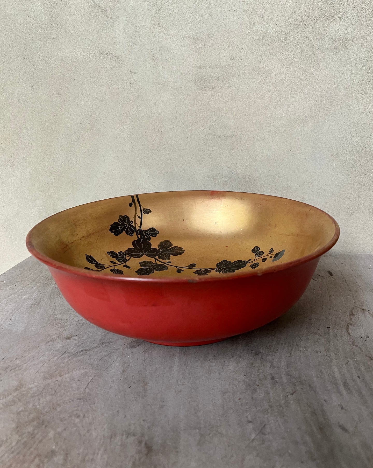 Vintage Japanese Lacquer Wooden Bowl - Freya's Trading Post