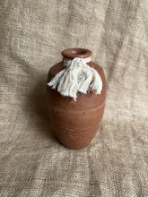 Load image into Gallery viewer, Rustic Style Small Vase with Decorative Tassel
