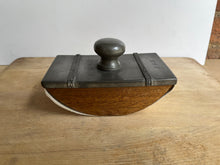 Load image into Gallery viewer, Stylish Vintage Irish Pewter and Wood Paper Ink Blotter - Freya&#39;s Trading Post
