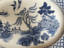 Load image into Gallery viewer, Vintage Blue Willow Platter by J &amp; G Meakin Royal Staffordshire - Freya&#39;s Trading Post
