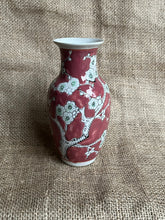 Load image into Gallery viewer, Vintage Chinese Porcelain Small Vase with Cherry Blossom Design - Freya's Trading Post
