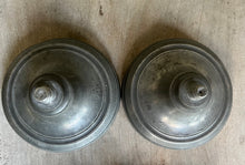 Load image into Gallery viewer, Charming Pair of Vintage Pewter Candlesticks
