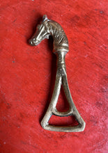 Load image into Gallery viewer, Vintage Brass Horse Head Bottle Opener - Freya&#39;s Trading Post
