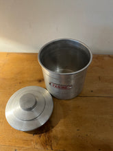 Load image into Gallery viewer, Vintage Set of 7 1950s French Aluminum Storage Canisters - Freya&#39;s Trading Post

