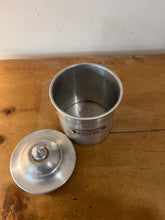 Load image into Gallery viewer, Vintage Set of 7 1950s French Aluminum Storage Canisters - Freya&#39;s Trading Post
