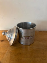 Load image into Gallery viewer, Vintage Set of 7 1950s French Aluminum Storage Canisters - Freya&#39;s Trading Post
