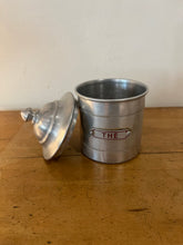 Load image into Gallery viewer, Vintage Set of 7 1950s French Aluminum Storage Canisters - Freya&#39;s Trading Post
