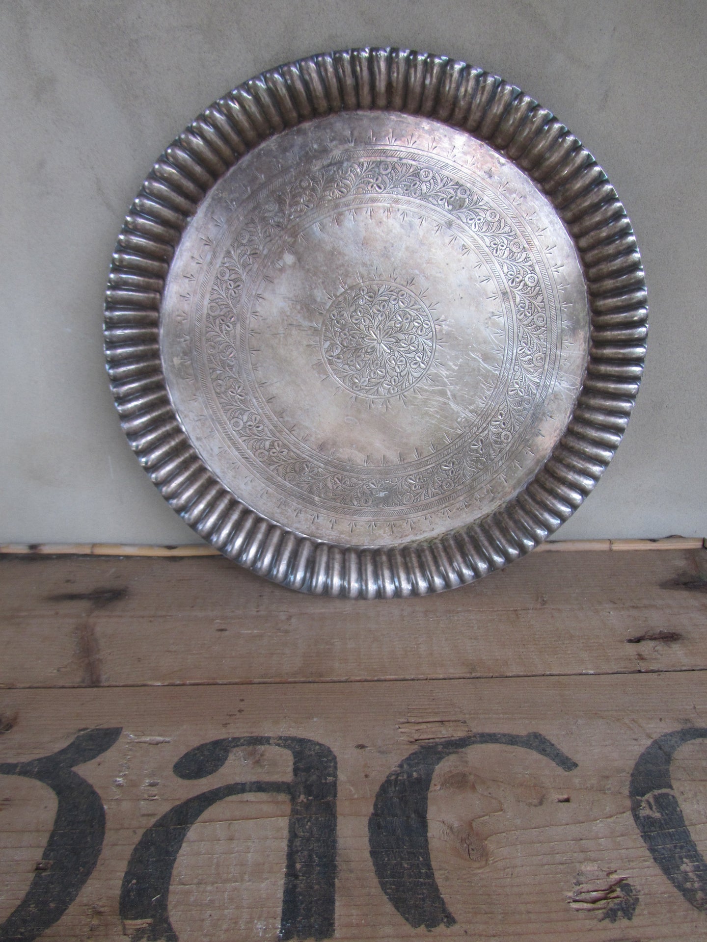 Ornate Vintage Silver Plated Dish