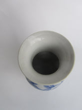 Load image into Gallery viewer, Small Vintage Blue and White Vase
