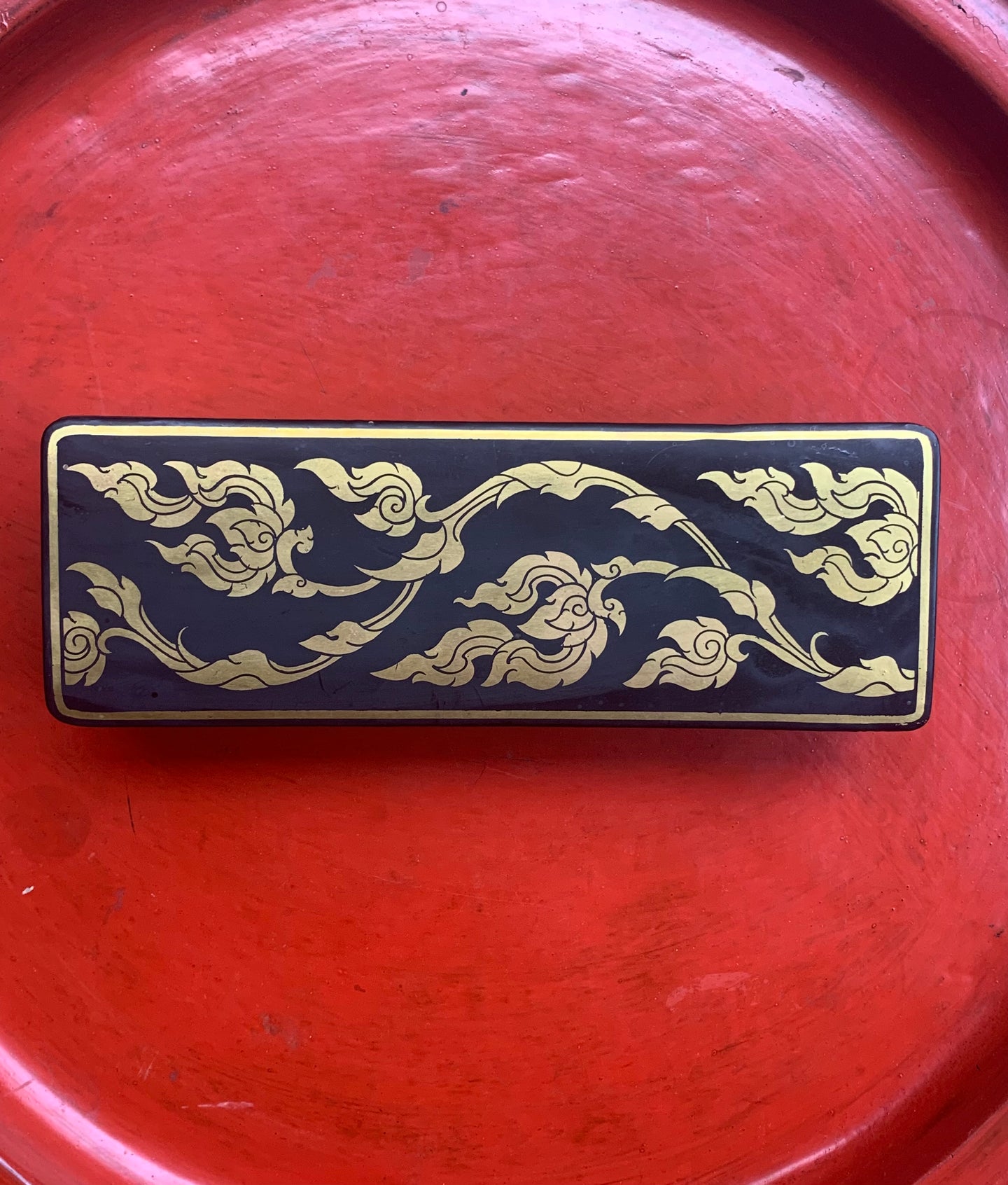 Striking Decorative Lacquer Box