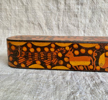 Load image into Gallery viewer, Vintage Wooden Indian Incense/ Pencil Case Box
