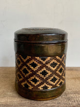 Load image into Gallery viewer, Attractive Vintage Leather Covered Tin Stamped Waverley Cigarettes
