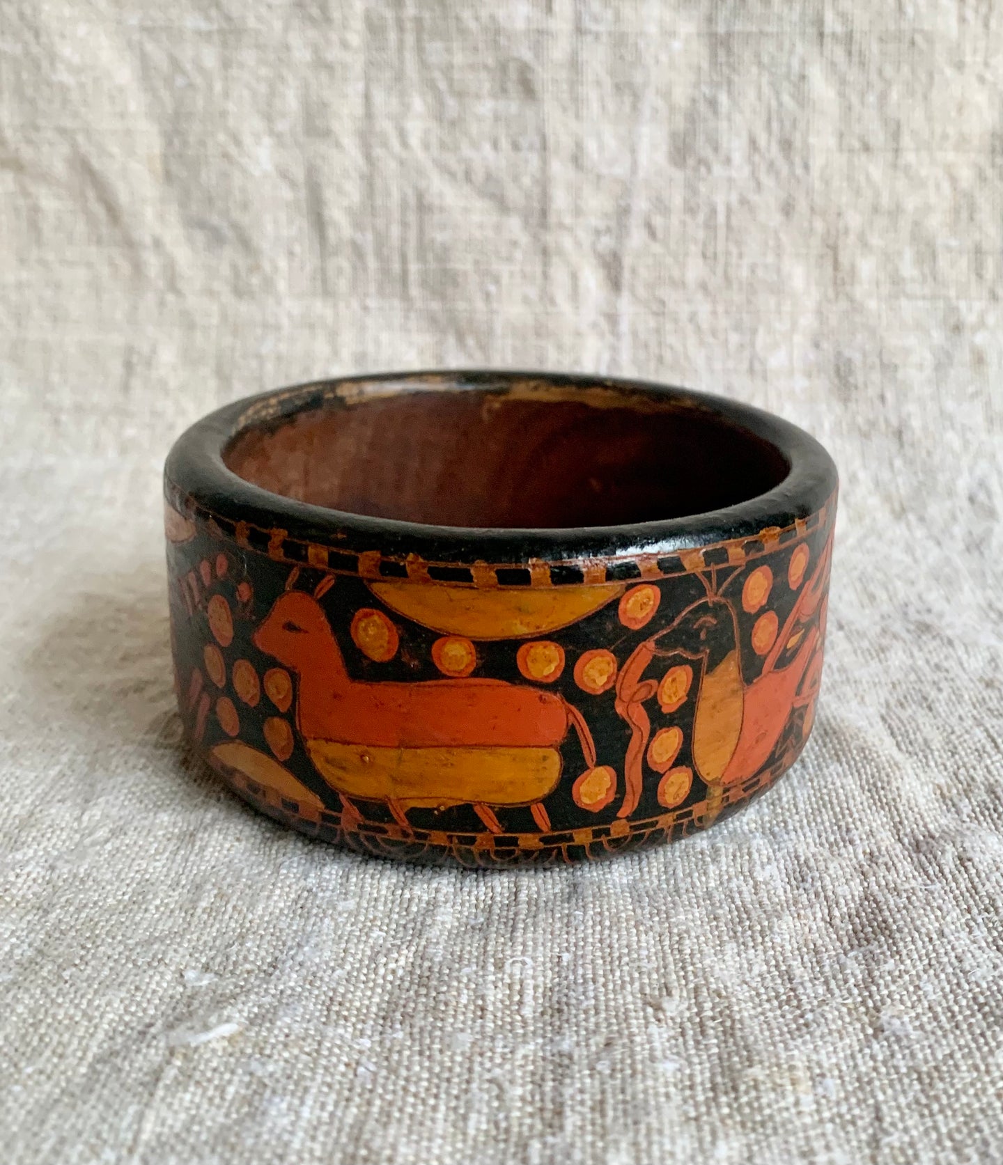 Lovely Vintage Small Indian Wooden Bowl